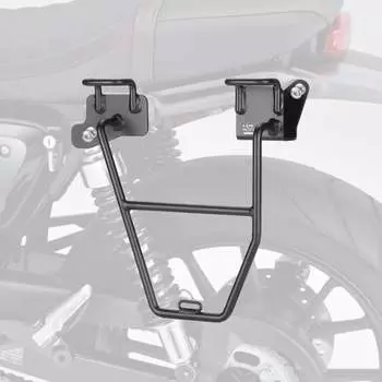 KEMIMOTO Боковая сумка Поддержка GB350S Мотоцикл Боковая задняя поддержка Поддержка подседельной сумки gb350s (2021 2022 2023) Левая сторона, высокая прочность, черный цвет