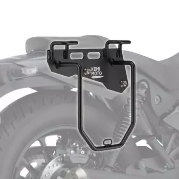 KEMIMOTO Motorcycle Side Bag Support Right Side Only Saddle Bag Support Kawasaki Side Back Support High Strength Kawasaki Right Side Only Black