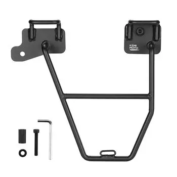 KEMIMOTO Поддержка боковой сумки мотоцикла GB350 только левая сторона Поддержка седельной сумки Honda GB350 Боковая задняя поддержка Высокая прочность Черный (21-24) чёрный