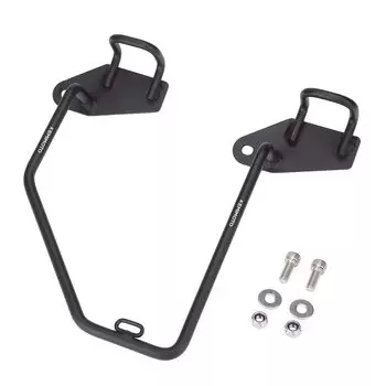 KEMIMOTO Rebel 250 Боковая поддержка сумки мотоцикла Боковая поддержка спины Поддержка подседельной сумки Rebel 250 500 2021 2022 Левая сторона Высокопрочный алюминий Черный