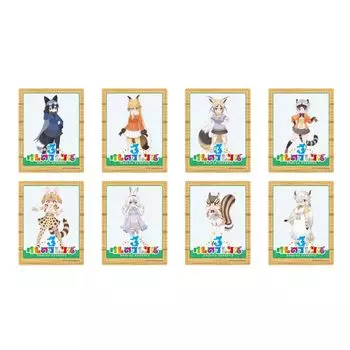 Kemono Friends 3 01 Карточка с рамкой для персонажа 8 штук КОРОБКА [Официальная иллюстрация]