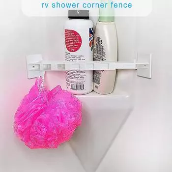 Кемпер автофургон прицеп ванная комната душевая полка уголок для хранения бар защита душевые принадлежности кемпинг автомобиль аксессуары белый прочный