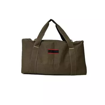 Кемпинг Большая вместимость Ящик для хранения Уличная сумка-контейнер Костер Древесный уголь Дрова Семь колец (коричневый)