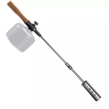 КЕМПИНГ MOON Fireman Giga Power 2WAY Torch с OD-баллоном в CB-баллон, воспламенитель, кейс для хранения, полный комплект, адаптер, в комплекте, MT-3955/I-1010 серебряный