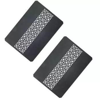 КЕМПИНГ MOON IGT Верхняя плата Мостовой стол Лазерная верхняя плата Алюминий 2 шт Черный CK-25F-2P