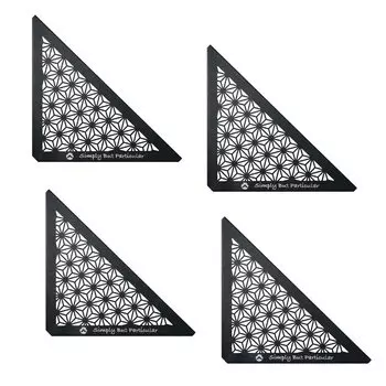 КЕМПИНГ MOON Полевая стойка Соединительный угловой удлинитель Алюминиевая верхняя пластина Набор из 4 предметов Черный Черный Gear T-2306-C-4P чёрный