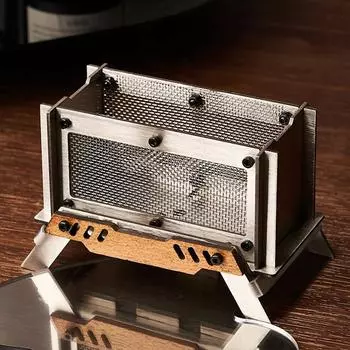 Кемпинговая курильница из нержавеющей стали для ароматерапии, уличная дровяная печь для домашнего стола на открытом воздухе