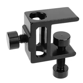 Кемпинговая лампа, настольный зажим, крепление для настольной лампы, многофункциональный держатель для камеры, подставка из алюминиевого сплава, сверхпрочный для легкого микрофона камеры 1 Pcs