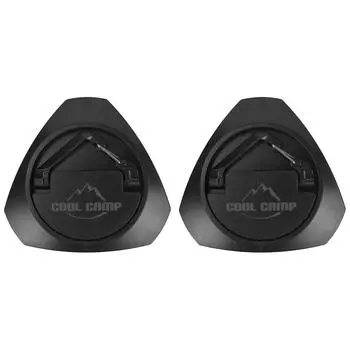 Кемпинговая палатка с магнитным крючком, навес для уличной палатки, подвесной крючок с пряжкой (черный)