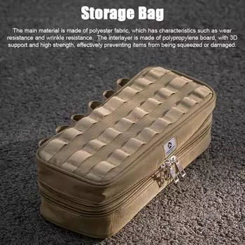 Кемпинговая палатка, сумка для хранения гвоздей, толстая палатка, молоток, длинная сумка для хранения гвоздей чёрный