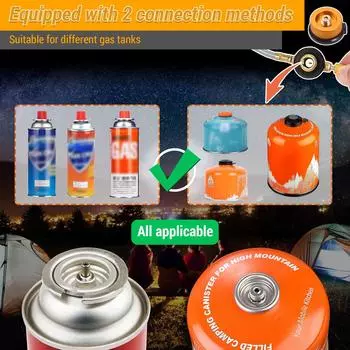 Кемпинговая плита, портативная газовая плита, уличная кухонная плита, газовая плита для кемпинга, комплект для пеших прогулок manual ignition