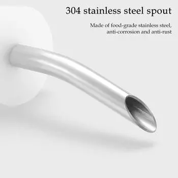 Кемпинговый чайник Портативный легкий походный кофейник из алюминиевого сплава с удлиненным носиком из нержавеющей стали для пеших прогулок на открытом воздухе Кемпинг Пикник Рыбалка