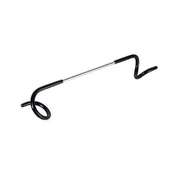 Кемпинговый фонарь Крюк для столба Нескользящая подставка для палатки из нержавеющей стали Держатель для фонаря на открытом воздухе Охота Рыбалка Кемпинговые инструменты чёрный