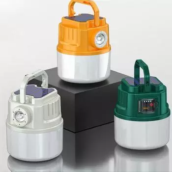 Кемпинговый фонарь при отключении электроэнергии, аварийный регулируемый светильник, 4 уровня яркости, на открытом воздухе A белый