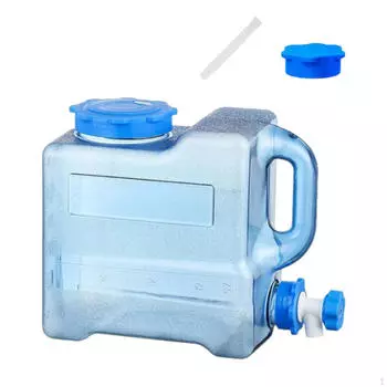 Кемпинговый контейнер для воды, бак-переноска с завинчивающейся крышкой, кувшин для хранения 7.5L