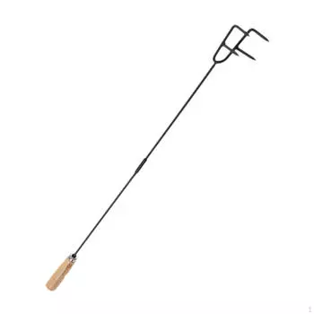 Кемпинговый костер Крючок для удаления пыли Многофункциональный Легко собрать Кованое железо Style A