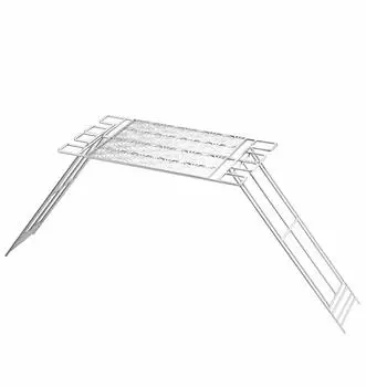 Кемпинговый костер Moon Bonfire Trive, гриль для костра из нержавеющей стали, круглая подставка для плиты Bonfire Rostle, многофункциональные железные ножки, в комплекте чехол из холста, верх из 2 листьев конопли