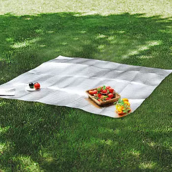 Кемпинговый коврик, одеяло для пикника, удобный многоцелевой пляж для рыбалки, семейных вылазок 100cmx200cm