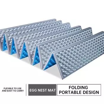 Кемпинговый коврик Портативный спальный коврик Сверхлегкий коврик из пеноматериала для пикника Коврик для походного снаряжения Водонепроницаемый и влагостойкий синий