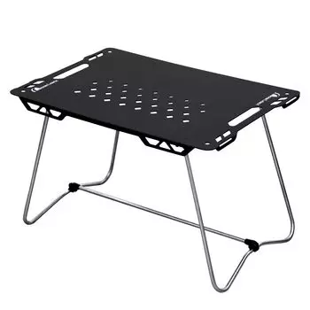 Кемпинговый стол MOON LENCE, многофункциональный алюминиевый складной стол IGT для походов, барбекю, легкий, компактный, для одиночного кемпинга, с возможностью бесчисленного расширения чёрный