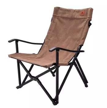Кемпинговый стул Moon Bonfire, низкий стул, низкий стул, холщовая ткань Coyote F-1003C-CF