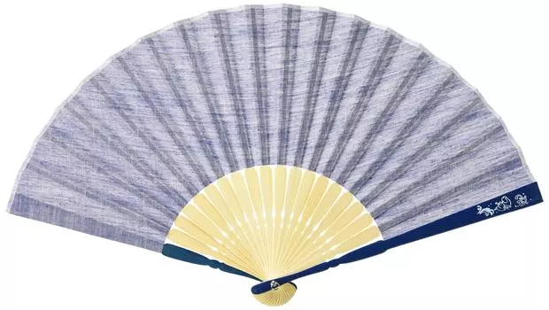 Ken Onishi Manufacturer Fan Rib Print Fan 23cm Wave Rabbit Ripple 66-136