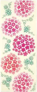 Кенама Окрашенный Тэнугуи Ручной Летний Цветок Азалия 36 x 90см Miyamoto-Towel Полотенце, Сад, Мяч,