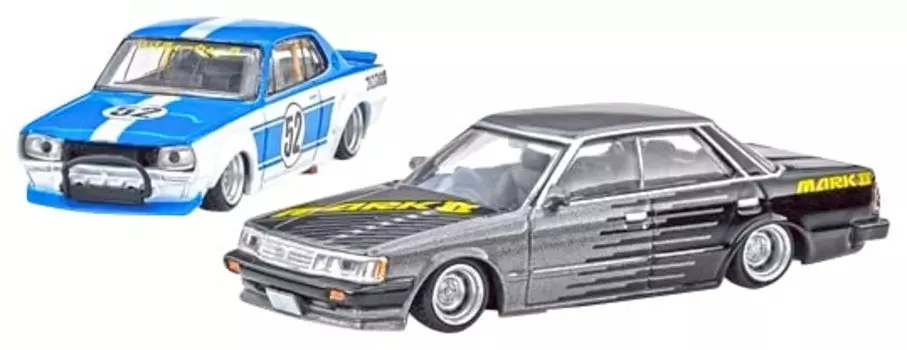KENBOX BoostGear Custom AOSHIMA Grachan 12th LB Works Hakosuka 2DrSP 71 Mark IISP Набор из 2 готовых изделий и 1/64 (4) & (4)