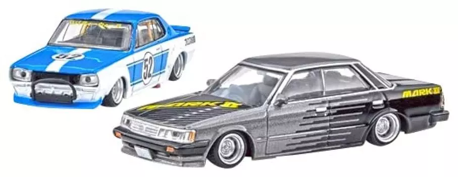 KENBOX BoostGear Custom AOSHIMA Grachan 12th LB Works Hakosuka 2DrSP 71 Mark IISP Набор из 2 готовых изделий и 1/64 (4) & (4)