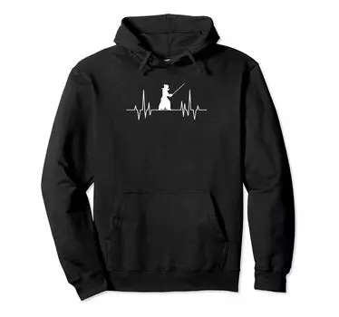 Kendo funny illustration kendo club swordsman swordsmanship funny funny clothes original funny goods story electrocardiogram dojo hoodie t-shirt чёрный