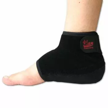 Kendoya W Guard Heel Canvas Black Kendo Double Guard Heel Supporter Размер L (Обувь 24,5-26,5 см) чёрный