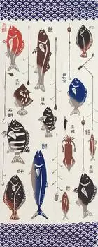 Kenema Hand Tenugui Taigong 36 x 90 cm Miyamoto-Towel Towel, Ch-dyed Hobby Doraku Wang,