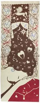 Kenema Tenugui Dyed Hand Romantic Dream of 36 x 90cm Towel, Sleep,