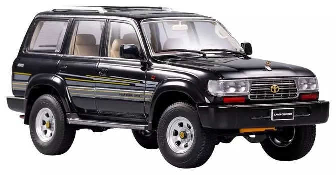 KENGFAI Toyota Land Cruiser LC80 черный готовый продукт 1/18 VX-RL