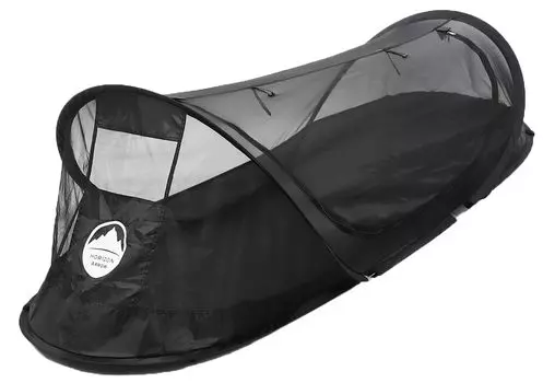 Кенгуру Москитная сетка Репеллент Палатка Сетка Палатка Кемпинг На Открытом Воздухе Сон в Машине Предотвращение Стихийных Бедствий [HORIZON ARROW/(Черная сеть)] (Кая)