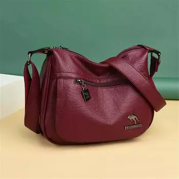 Кенгуру женские кожаные сумки-мессенджеры Feminina роскошные кожаные сумки женские сумки дизайнерские женские сумки через плечо