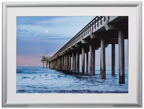 KENKO Алюминиевая фоторамка, вид Мягкая A3 Акриловая панель, серебристая ALM-A3-SV