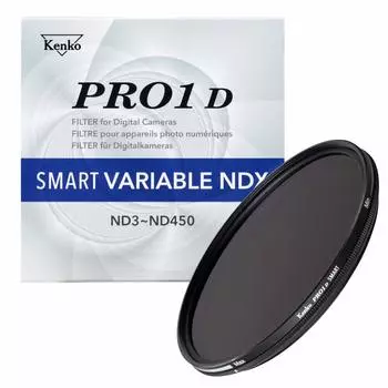 Kenko Variable ND Filter PRO1D smart Variable NDX 67mm No unevenness Stepless adjustment 933848 ND3~32 X-shaped ND3~450