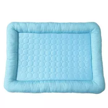 Kennel Pet Cooling Pad Kennel Dog Pad Cat Ice Silk Sleeping Pad Pet Pad Cooling Pet Supplies XS45X35CM)