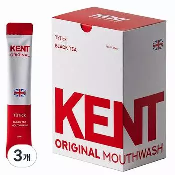 Kent Original Ополаскиватель для полости рта 30 шт., 450 мл, 3 шт.