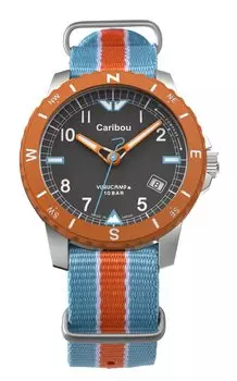 KENTEX Часы Kentex Yuru Camp для устойчивого сотрудничества, модель Caribou Regular Edition S805M-01 (черный)