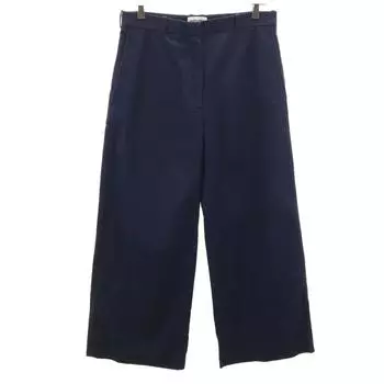 KENZO Елочка рабочие Широкие брюки 40 Темно-синий Мужские Б/У