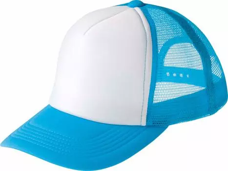 Кепка 00700 Бирюзовый x Белый см [Принт Звезда] Мужская 53.0-57.0