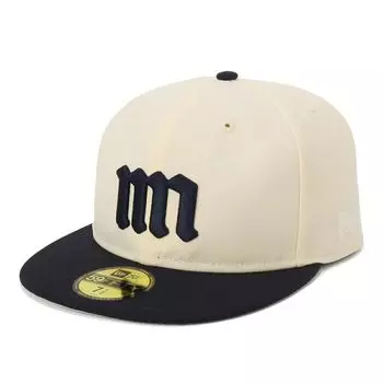 Кепка 59FIFTY Goro Nakatsugawa Collaboration 7 5950SB GORO CRM NVY 14460929 NER36C2635 [New Era] Хром/Темно-синий 3/4