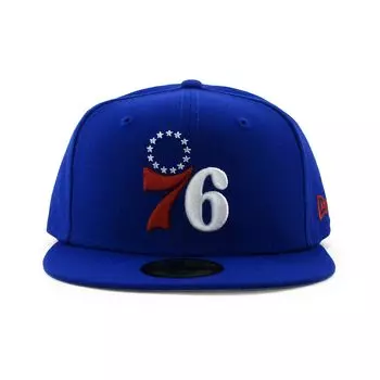 Кепка 59FIFTY Philadelphia 76ers NBA CAP PHILADELPHIA 76ERS Кепка 5950 Размер [New Era] 7-1/4 [Товар] синий