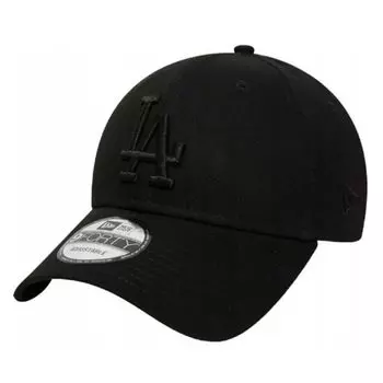 Кепка 940 9FORTY Adjuster Free Size LA Cotton Baseball Cap Hat Gender Free [New Era] Mens Womens (Черный/черный) [Элемент]