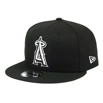 Кепка 9FIFTY Major League Los Angeles Angels черная x белая черная [New Era] мужская [Товар]