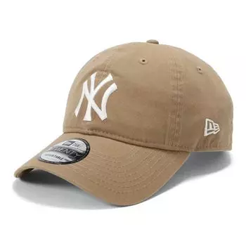 Кепка 9TWENTY Low Cap MLB NY FREE 920 WASHED NEYYAN KHA SWHT 23J [New Era] Хаки/Белый