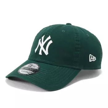 Кепка 9TWENTY Low Cap MLB NY темно-зеленая 920 WASHED NEYYAN DK GRN SWHT 25J [New Era] M/L