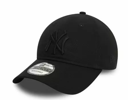 Кепка 9TWENTY Major League Low Cap Brand Hat Logo MLB Бейсбольная кепка унисекс 920 Golf Yankees Dodgers NY Black x [New Era] Мужская Женская (Свободный размер, черный)